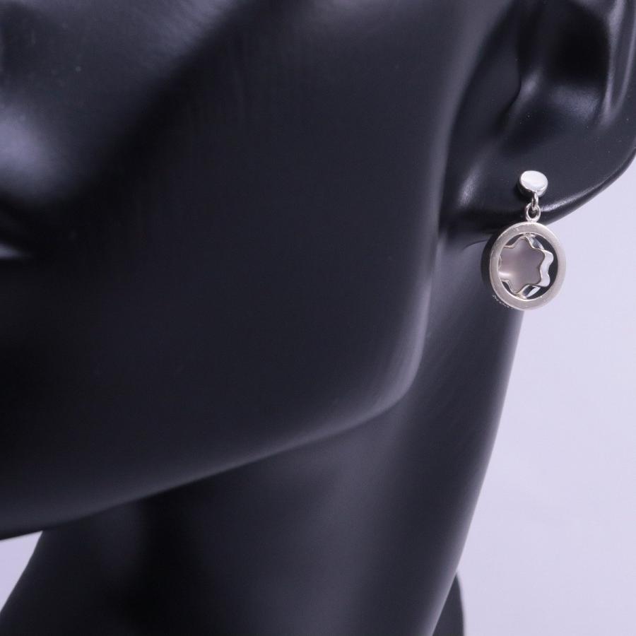 MONTBLANCモンブラン ホワイトスター　シェル　S925ピアス　42122 MONTBLANC（筆記具、時計） MONTBLANC モンブラン ホワイト