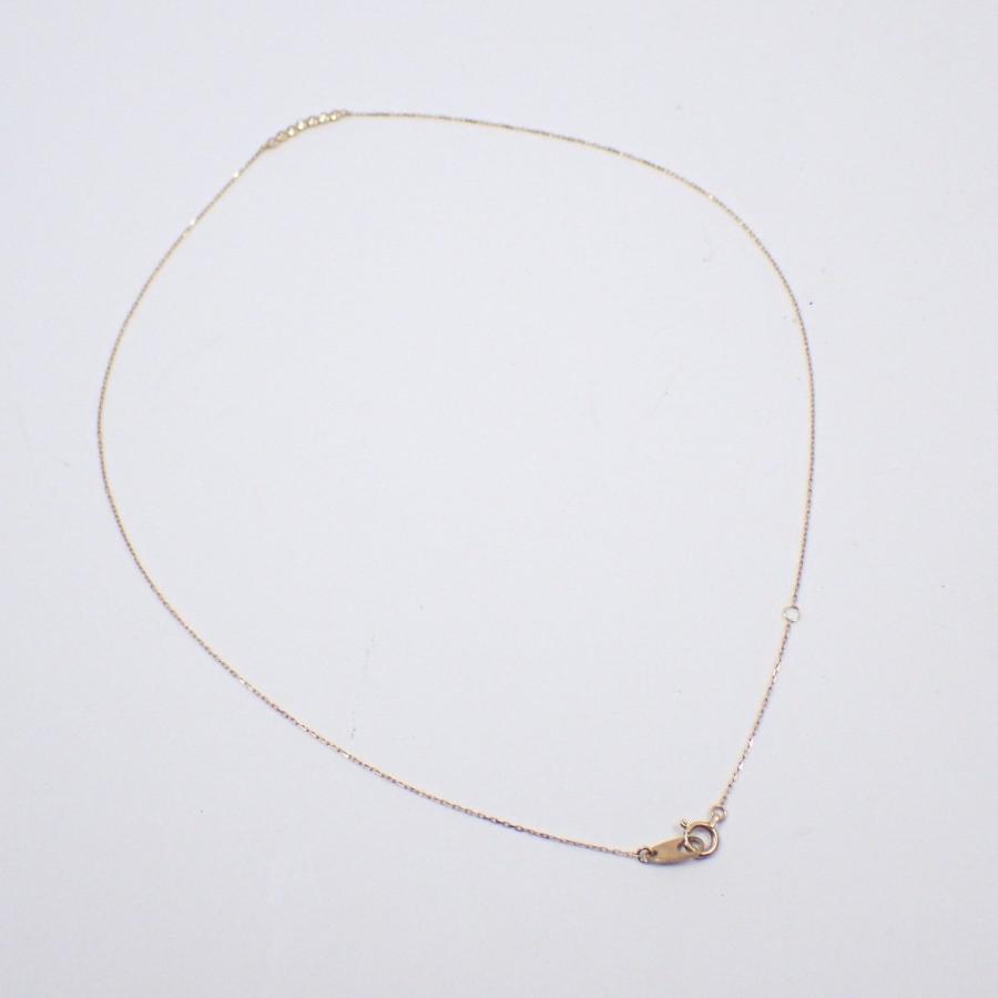 K10 エテ・ダイヤ・ラインネックレス ete（エテ） ライン ネックレス K10/ダイヤモンド【いおき質店】 : い