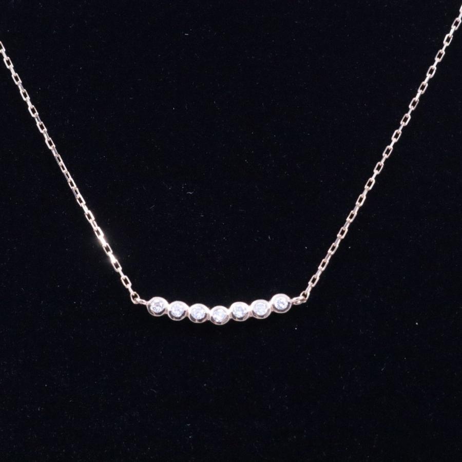 ete（エテ） ライン ネックレス K10/ダイヤモンド【いおき質店】 : い