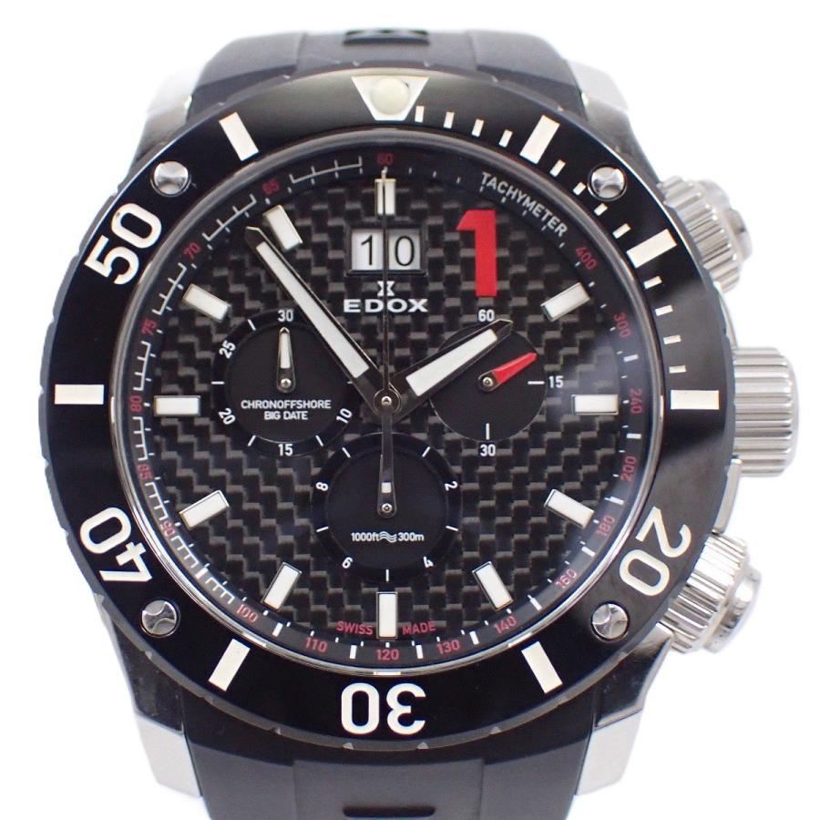 エドックス EDOX クラスワン クロノオフショア ビッグデイト クォーツ　訳有 エドックス EDOX クラスワン クロノオフショア ビッグデイト