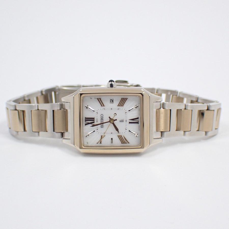 希少】SEIKO ルキア 1B32-0AL0 シルバー 電波ソーラー 腕時計