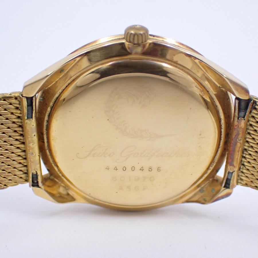 SEIKO セイコー ゴールドフェザー 手巻き メンズ 腕時計