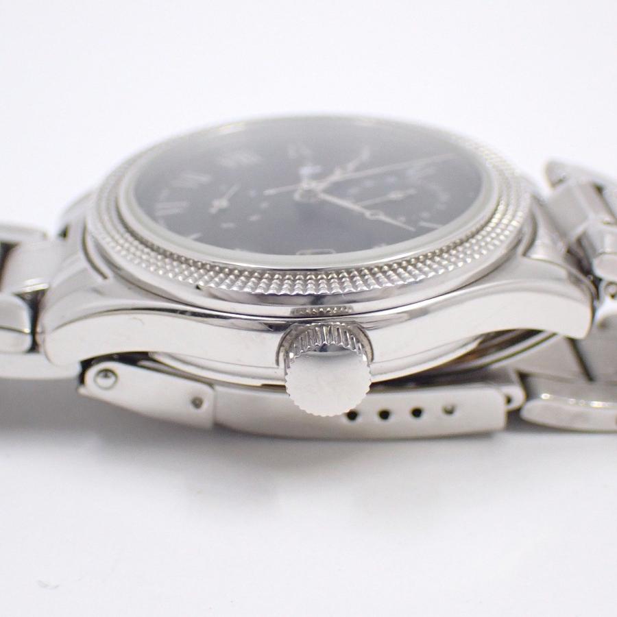 レ・ジェネヴェ LES GENEVEZ GMT パワーリザーブ 自動巻き メンズ
