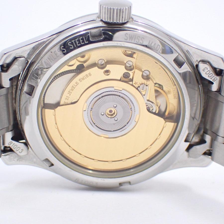 レ・ジェネヴェ LES GENEVEZ GMT パワーリザーブ 自動巻き メンズ