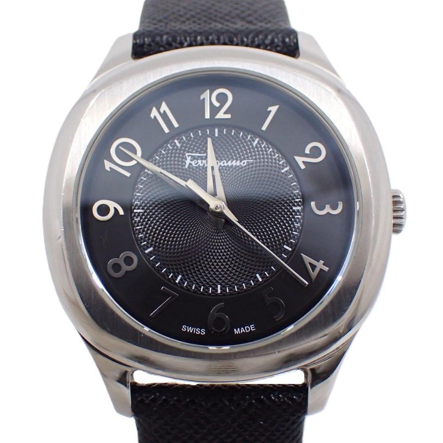 FERRAGAMO（フェラガモ） F-42 クォーツ ボーイズ 腕時計 黒文字盤 