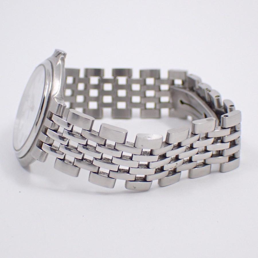 稼働品 dunhill ダンヒル 腕時計 白文字盤 クォーツ ３針 dunhill ダンヒル エリート クォーツ メンズ 腕時計 白文字盤