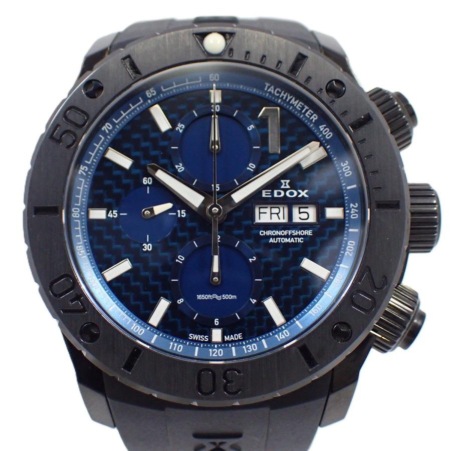 クロノオフショア-1 EDOX エドックス クロノオフショア1 自動巻き  