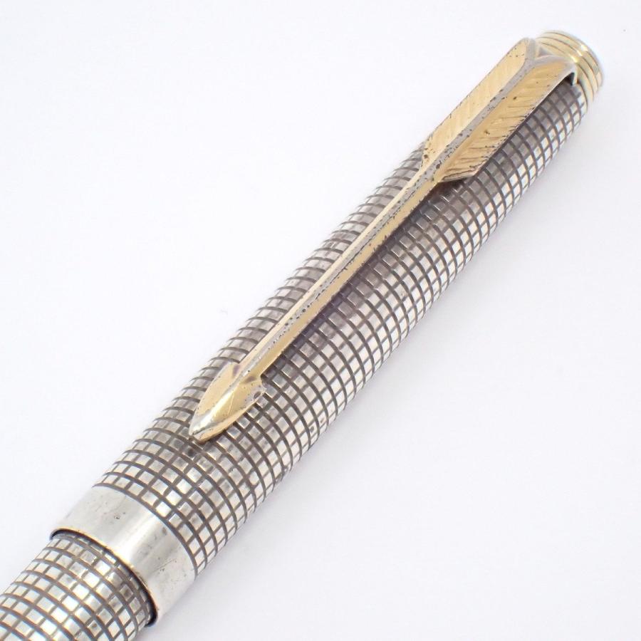 PARKER SV ボールペン STERLING CAP&BARREL シズレ 格子柄 スターリングシルバー パーカー 矢羽クリップ 札幌市 中央区 南12条 詳細ページ | 万年筆 ボールペンなど高級筆記具の販売・買取