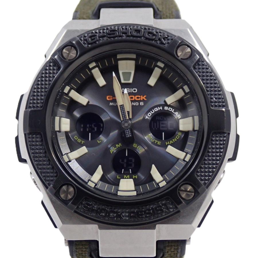 G-STEEL GST-W330AC　G-SHOCK 電波ソーラー　新品同様 CASIO（カシオ） G-SHOCK Gスチール ソーラー電波 ミドルサイズ