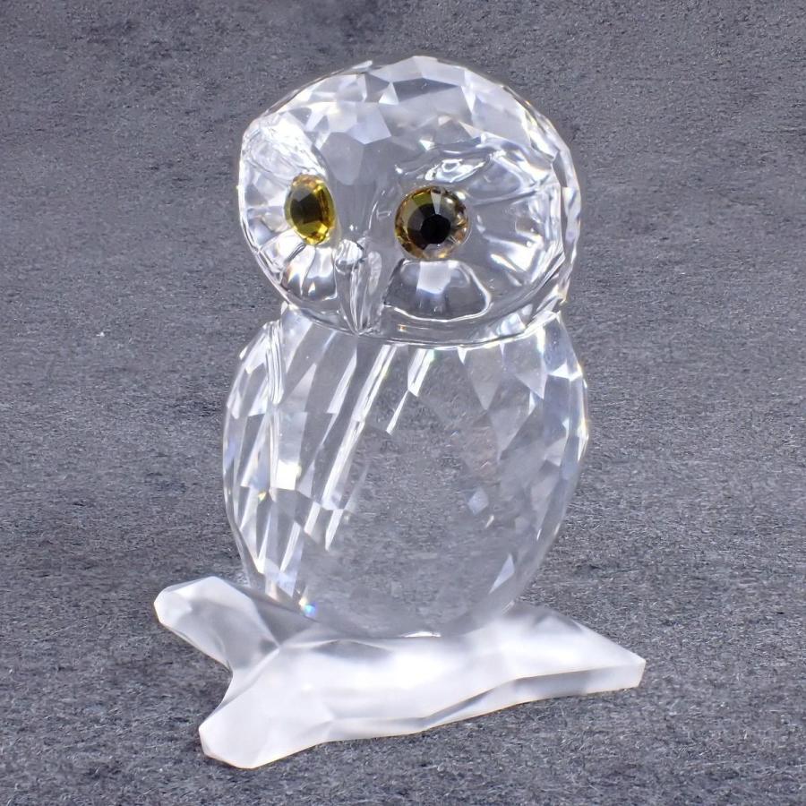 スワロフスキー置物ふくろう 【18000円→15000円お値下げ。】 楽天市場】スワロフスキー フクロウ ゴールデンチーククリスタル M