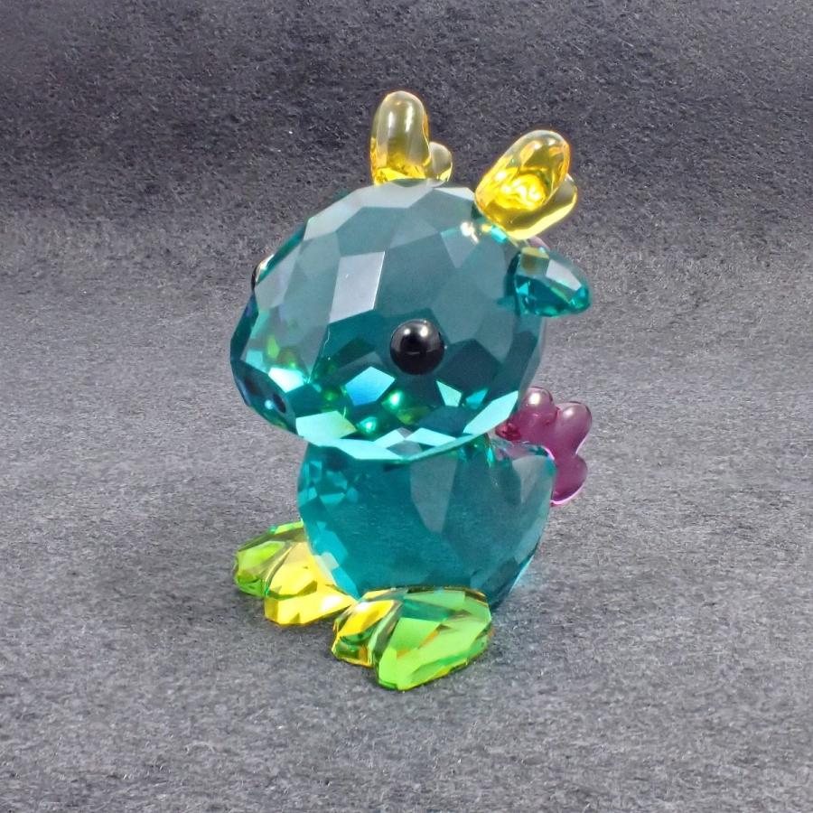 スワロフスキー　フィギュリン　亀　 置物　 SWAROVSKI 管mpr SWAROVSKI（スワロフスキー） フィギュリン 置物 MAJESTIC DRAGON 龍