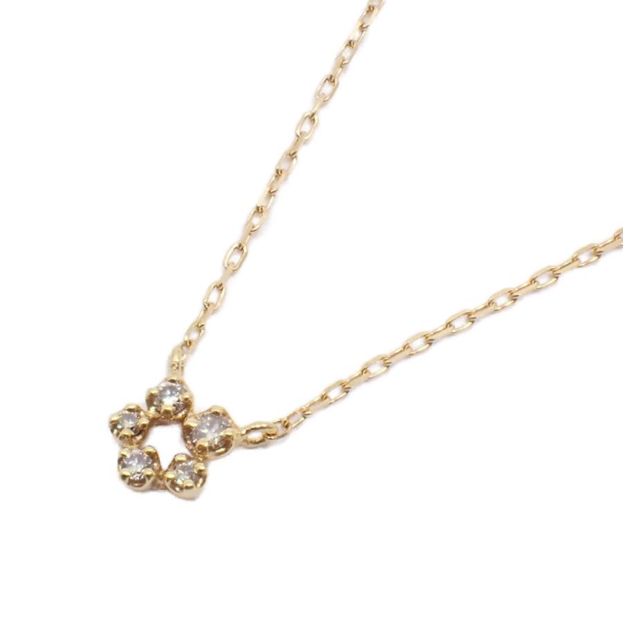 AHKAH（アーカー） ビリーブデュウフローレントプチ ネックレス K18YG