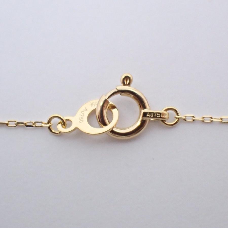 AHKAH（アーカー） ビリーブデュウフローレントプチ ネックレス K18YG