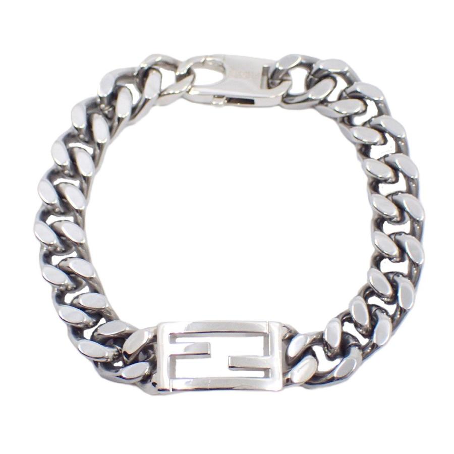 FENDI（フェンディ） バゲット FFロゴ 喜平チェーン ブレスレット