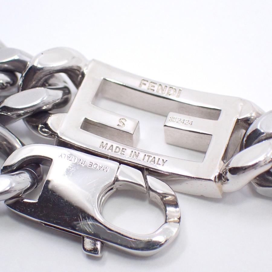 FENDI（フェンディ） バゲット FFロゴ 喜平チェーン ブレスレット
