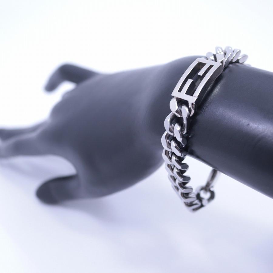 FENDI（フェンディ） バゲット FFロゴ 喜平チェーン ブレスレット