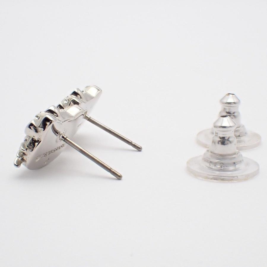 SWAROVSKI（スワロフスキー） ハローキティ ピアス シルバー色金具