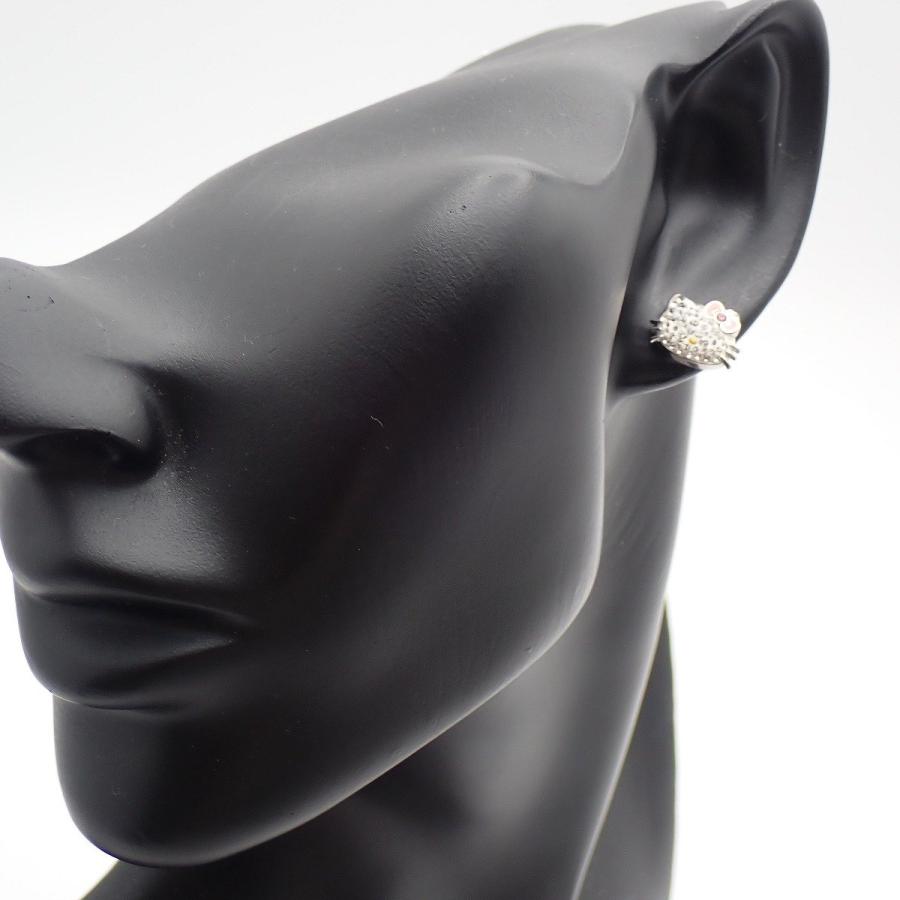 SWAROVSKI（スワロフスキー） ハローキティ ピアス シルバー色金具