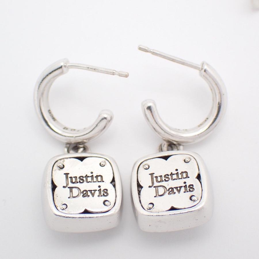 JUSTIN DAVIS（ジャスティンデイビス） M.TS スクエア ピアス シルバー 