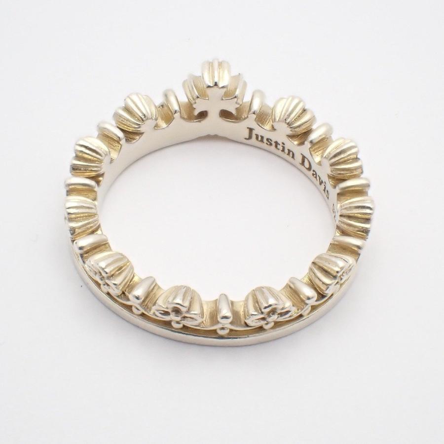 JUSTIN DAVIS ジャスティンデイビス CORONATION リング 指輪 シルバー925/ダイヤモンド0.02ct 9号【いおき質店】_2