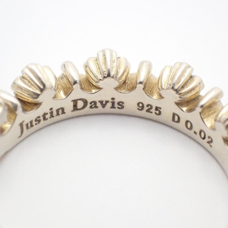 JUSTIN DAVIS ジャスティンデイビス CORONATION リング 指輪 シルバー925/ダイヤモンド0.02ct 9号【いおき質店】_3
