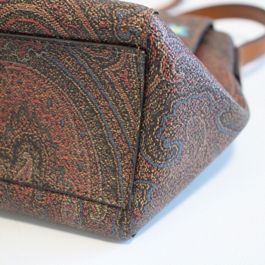 エトロ　ETRO ショルダーバッグ＆ポーチ 2点　まとめセット！　ペイズリー ETRO（エトロ） ショルダーバッグ ペイズリー バンビ ブラウン系【い
