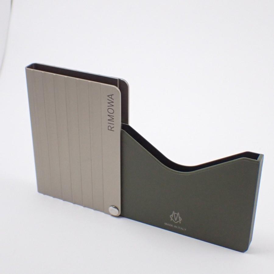 RIMOWA（リモワ） 名刺入れ カードケース アルミニウム製 シルバー