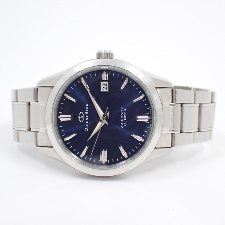 ORIENT STAR ネイビー 腕時計 WZ0031DV ORIENT STAR オリエントスター スタンダード 自動巻き メンズ