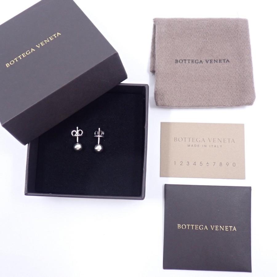 BOTTEGA VENETA ボッテガヴェネタ ボール ピアス シルバー925【いおき