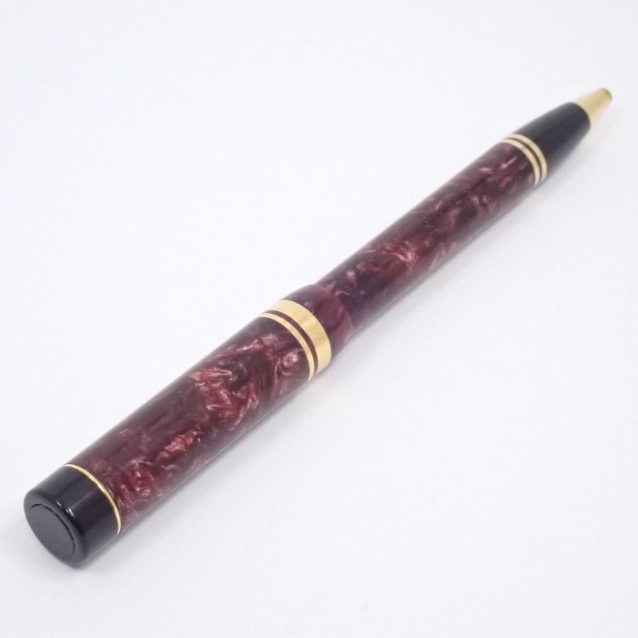 PARKER パーカー デュオフォールド 赤マーブル ゴールドカラーボールペン PARKER（パーカー） デュオフォールド ボールペン マーブルレッド 初期