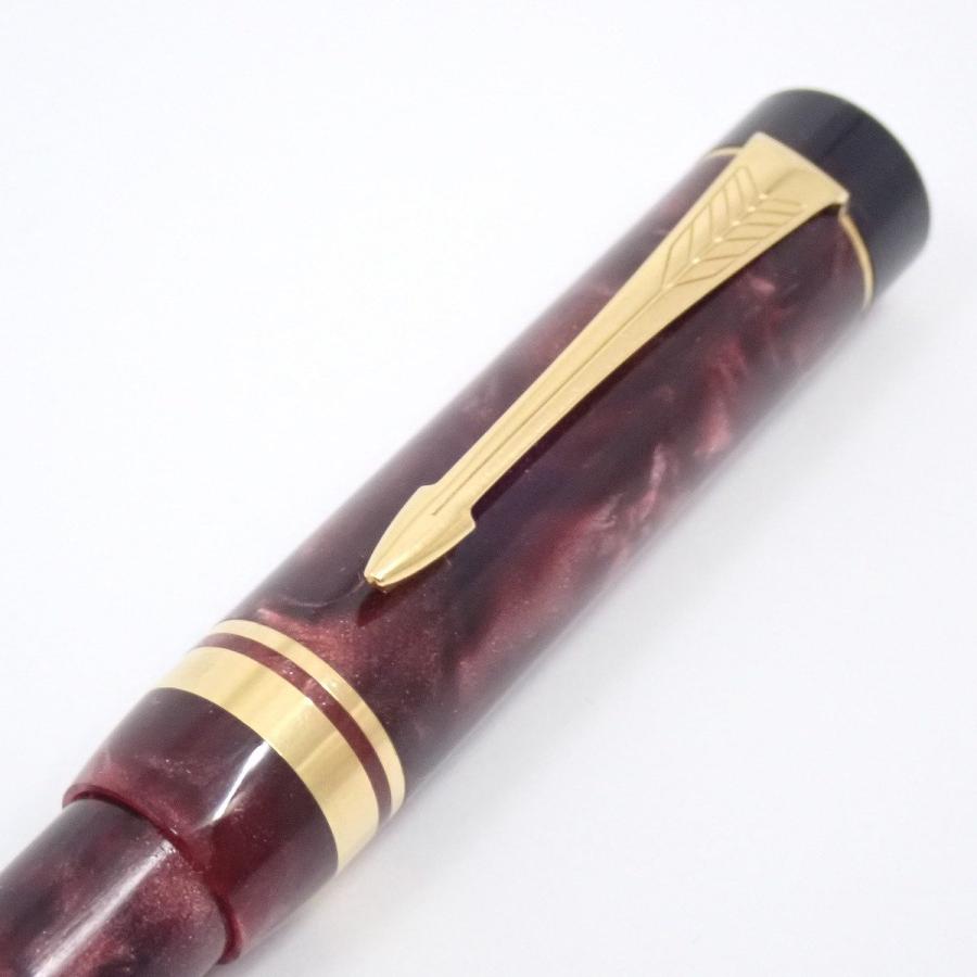PARKER パーカー デュオフォールド 赤マーブル ゴールドカラーボールペン PARKER パーカー デュオフォールド 赤マーブル ゴールドカラー