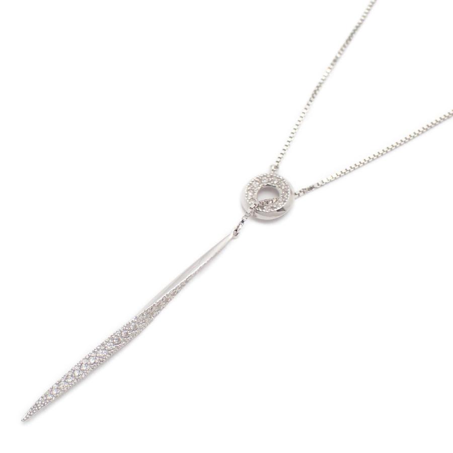 Ayami Jewelry アヤミジュエリー Twist Pave Y字 ペンダント 