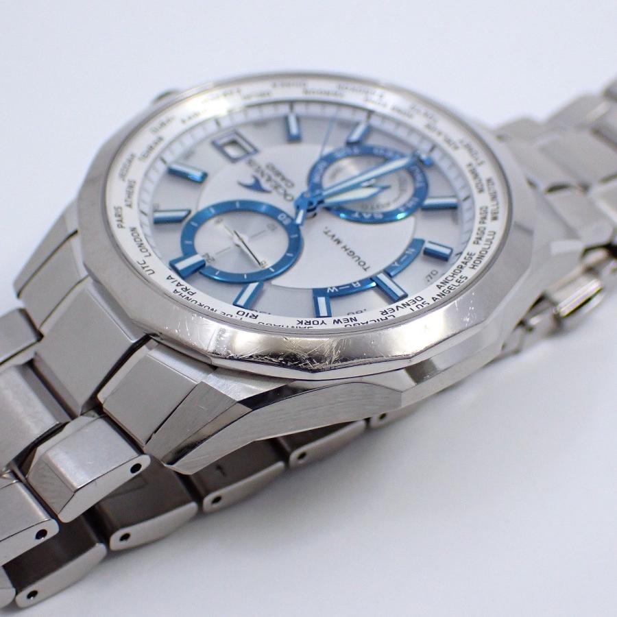 カシオOCW-S2000PW-7AJFオシアナスマンタ チタン白蝶貝ソーラー電波