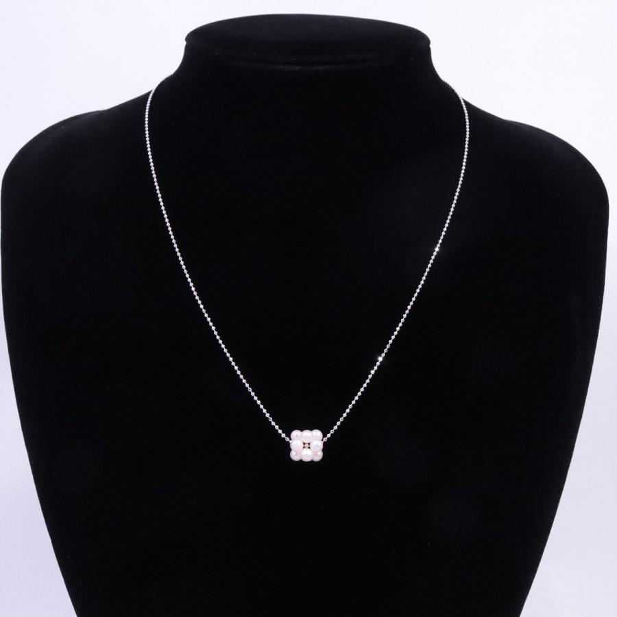 TASAKI 【美品】TASAKI タサキ 田崎真珠 ネックレス シルバー/淡水 