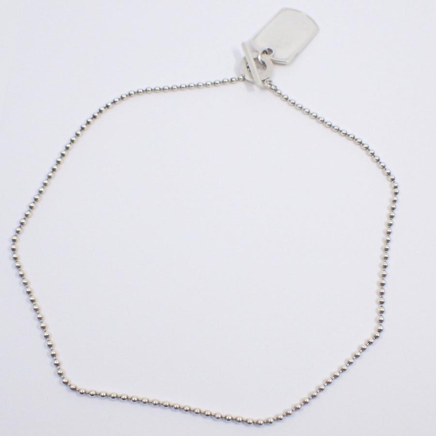 グッチ GUCCI ネックレス ドッグタグ ボールチェーン シルバー925 GUCCI グッチ ネックレス ドッグタグ ボールチェーン シルバー