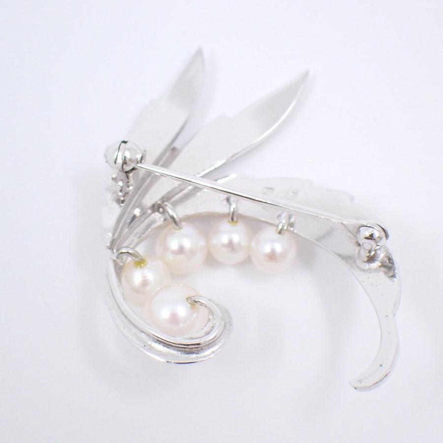 カトタン様 ミキモト リーフ パールブローチ 楽天市場】ミキモト ブローチ レディース リーフモチーフ 11Pパール