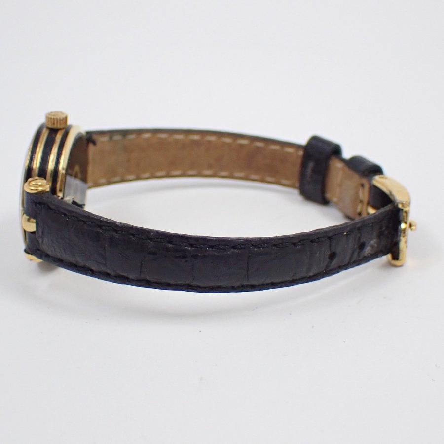 GUCCI（グッチ） ラウンド型 ブラック×ゴールドGPケース クォーツ