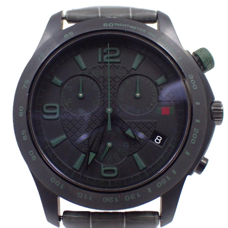 【新品未使用】定価17,8200円GUCCI クロノグラフ ブラック 楽天市場】グッチ 101M クロノグラフ ブラックダイヤモンド
