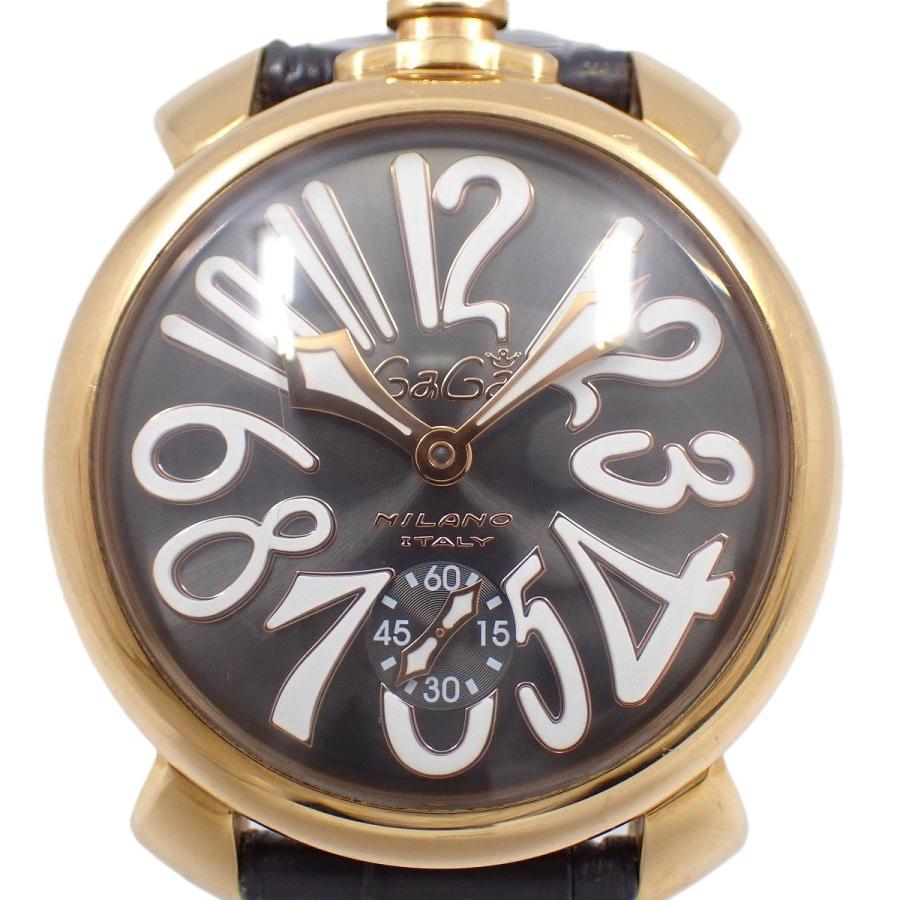 マヌアーレ 【訳あり品】ガガミラノ マニュアーレ48 手巻き メンズ