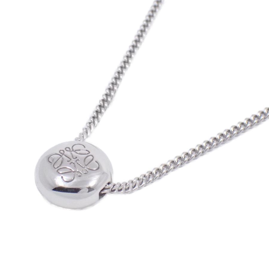 LOEWE ロエベ ぺブル ネックレス シルバー925【いおき質店