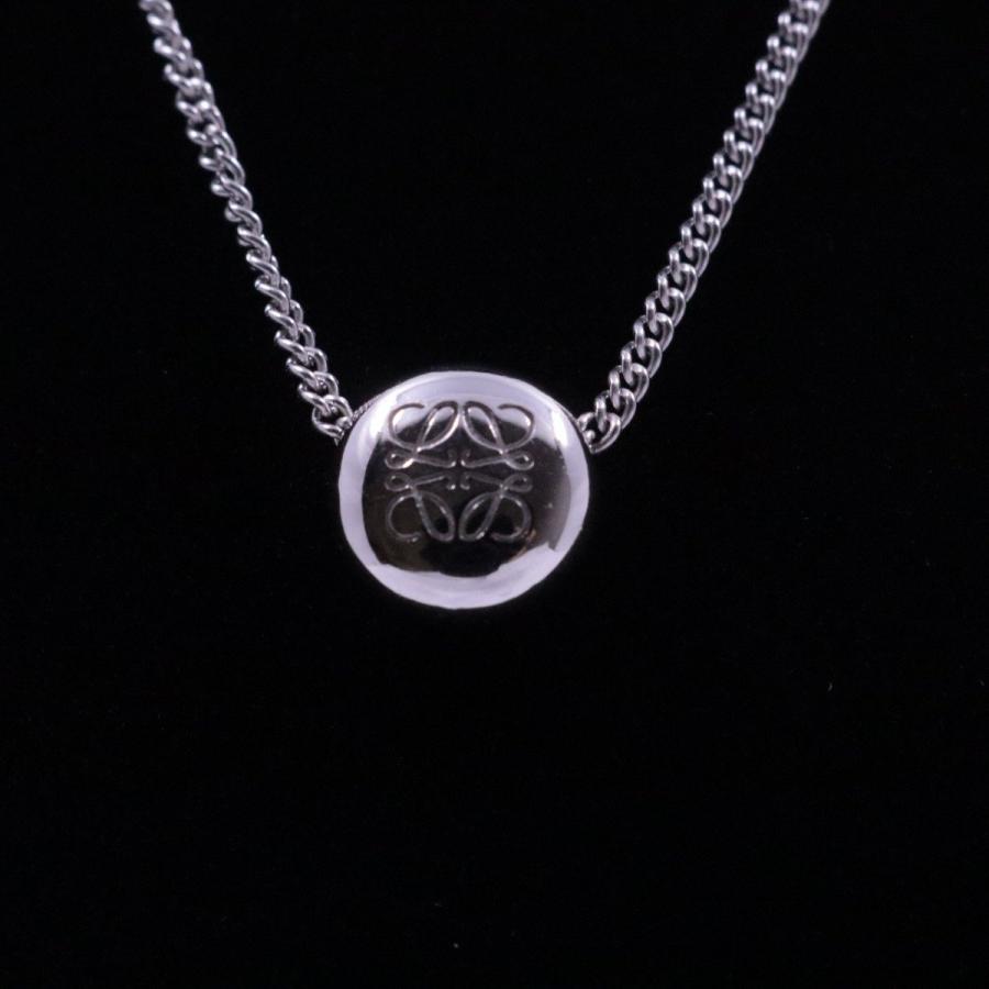 Egurin様【ほぼ未使用】LOEWE ロエベ　ネックレス LOEWE(ロエベ) / ネックレス/--/SLV/トップ有/レディース | 中古