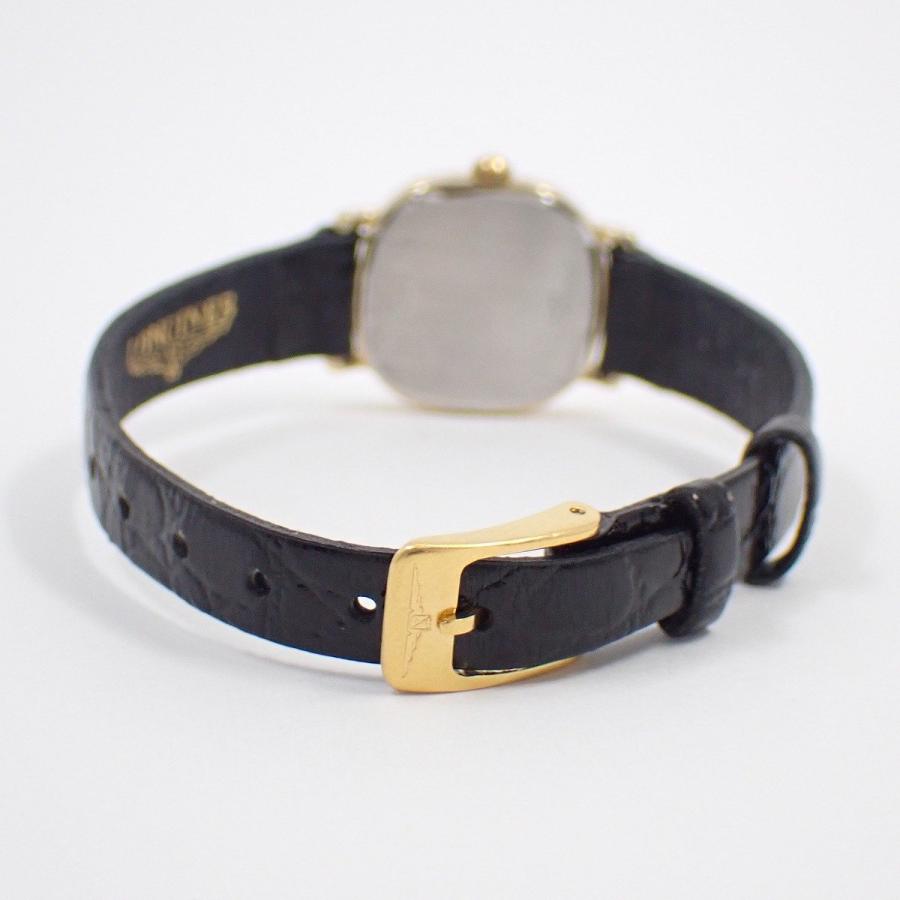 LONGINES ロンジン スクエア型 クォーツ レディース 腕時計