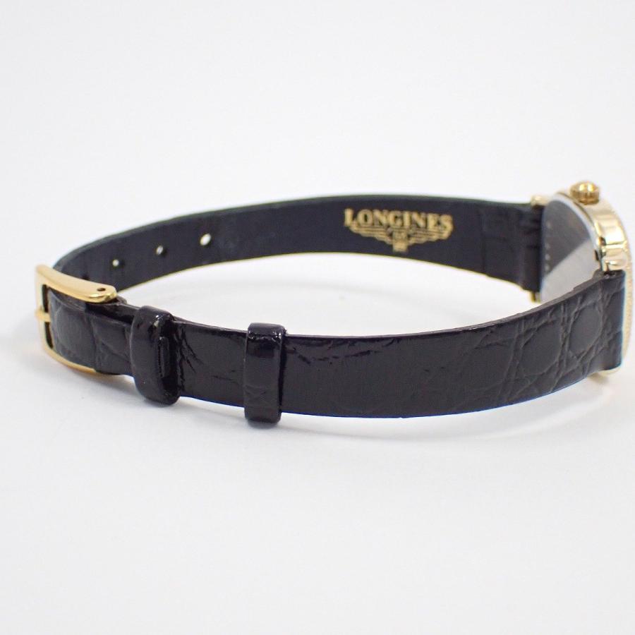 最終値下げ　美品　ロンジン　ゴールドスクエア　クォーツ　電池交換済み LONGINES ロンジン スクエア型 クォーツ レディース 腕時計