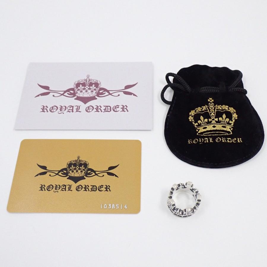 ROYAL ORDER（ロイヤル・オーダー） ラージ クラウン リング 指輪