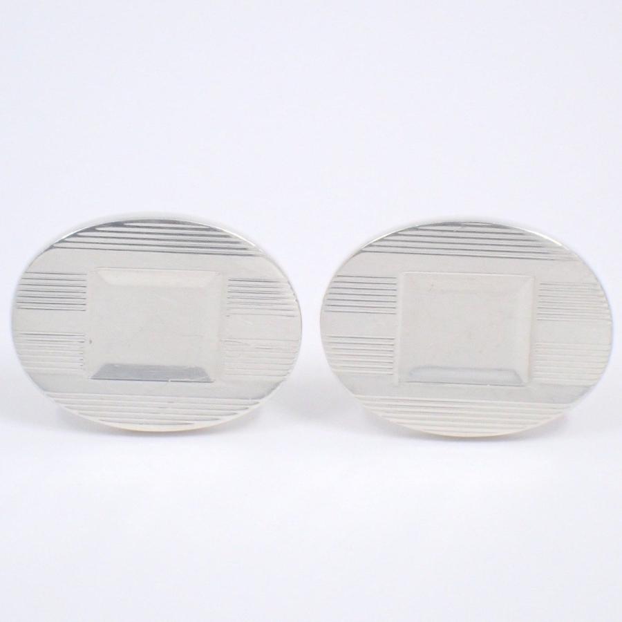 TIFFANY&Co.（ティファニー） オーバル ストライプ カフス