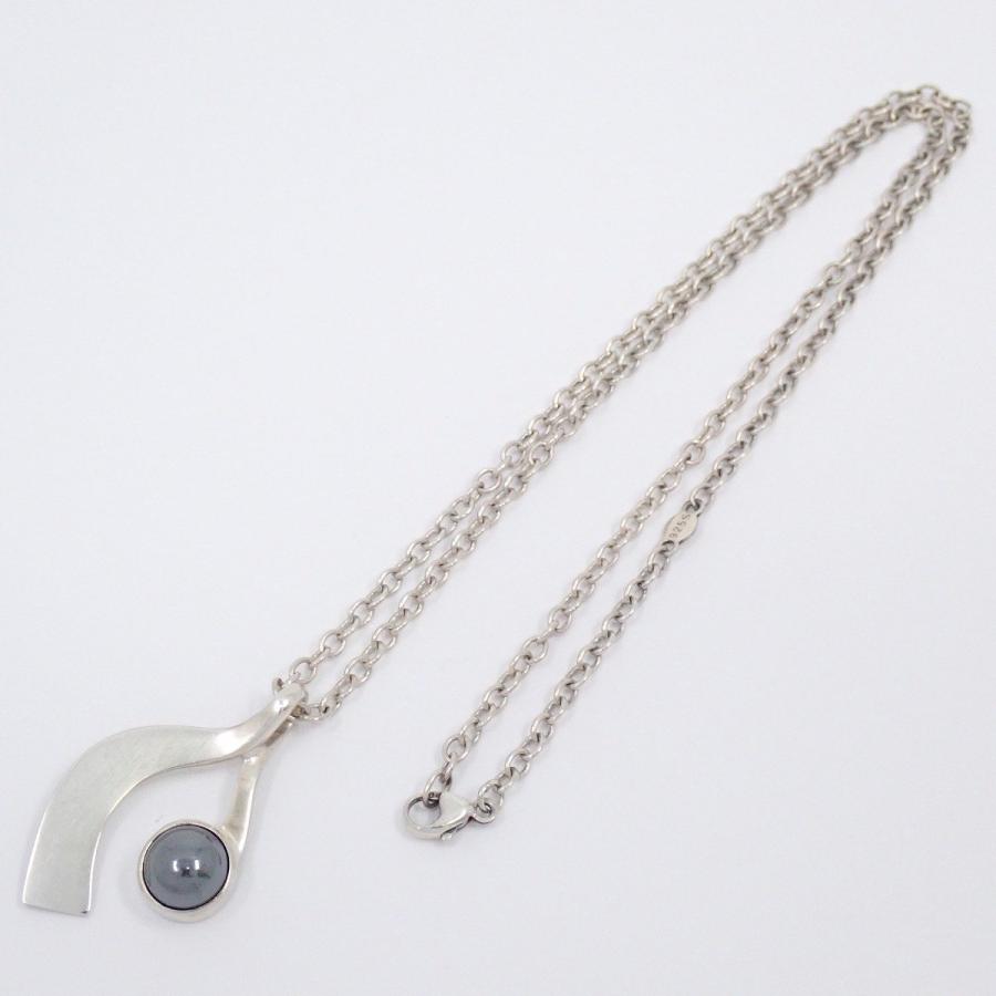 GEORG JENSEN ジョージジェンセン ネックレス シルバー925/ヘマタイト【いおき質店】_1