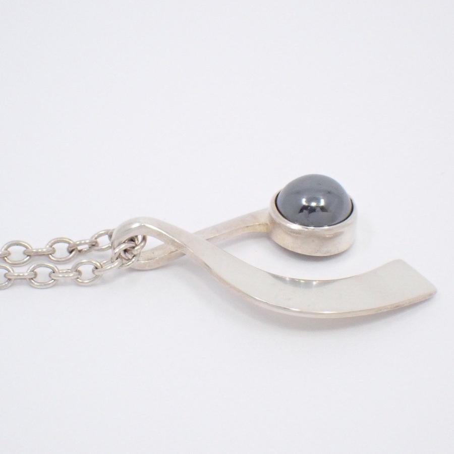 GEORG JENSEN ジョージジェンセン ネックレス シルバー925/ヘマタイト【いおき質店】_4