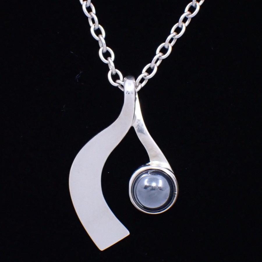 GEORG JENSEN ジョージジェンセン ネックレス シルバー925/ヘマタイト【いおき質店】_5