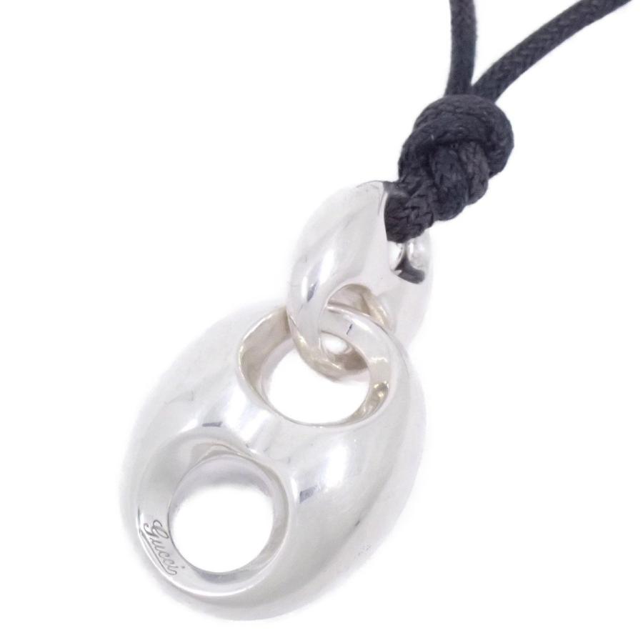 GUCCI（グッチ） オーバル リンク ペンダント ネックレス シルバー925