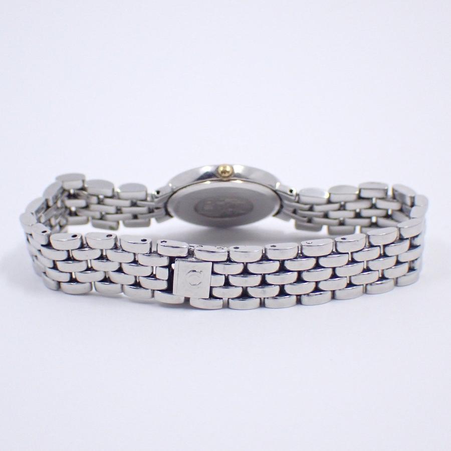 DE VILLE オメガ デビル クォーツ レディース 腕時計 コンビ ゴールド